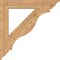 Ekena Millwork Funston Traditional Smooth Bracket, Western Red Cedar, 5 1/2"W x 40"D x 40"H BKT06X40X40FST01SWR - alternate 3